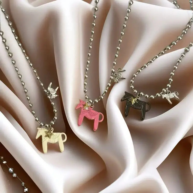 Necklace horses